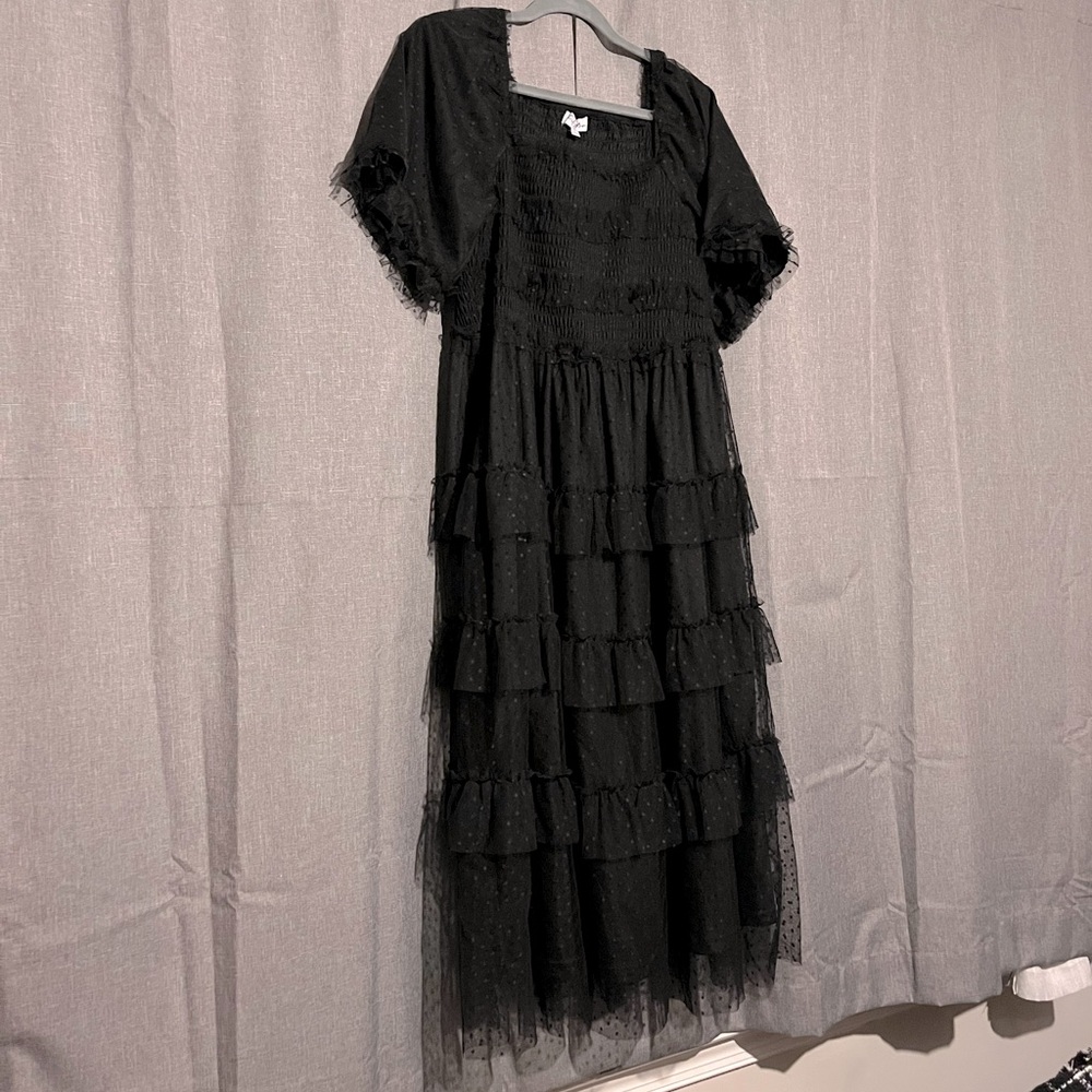 Black tulle  dress